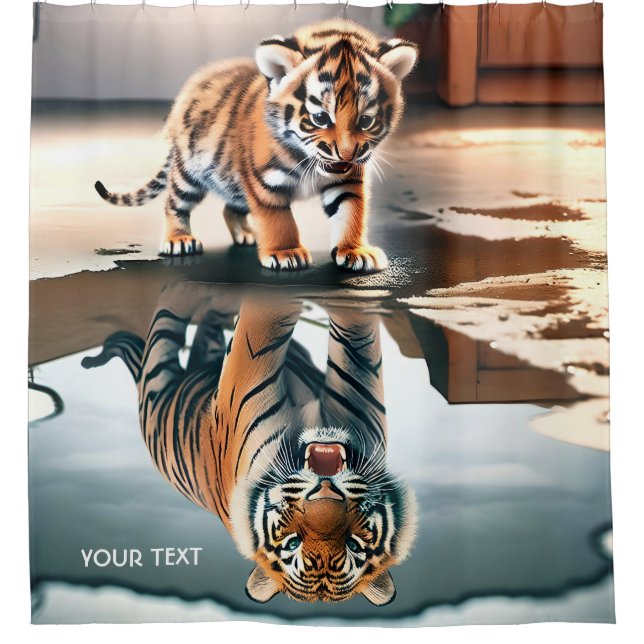 Fantasy Cute Baby Tiger Puddle (Front)