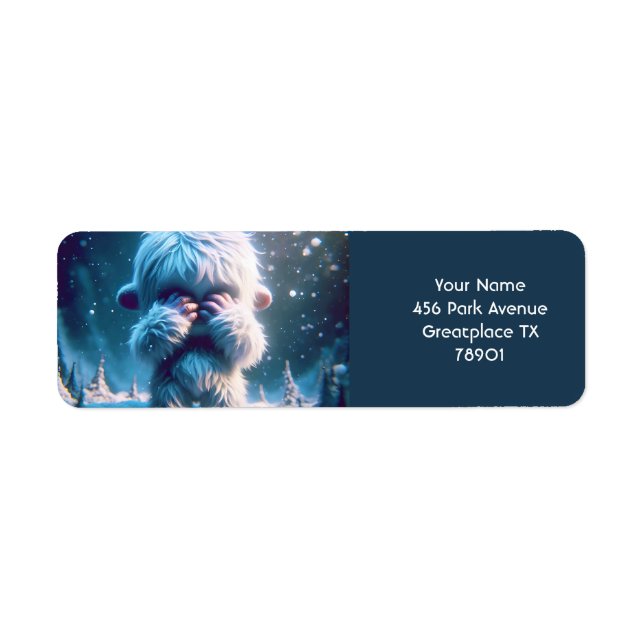 Fantasy Cute Baby Yeti Winter (Front)