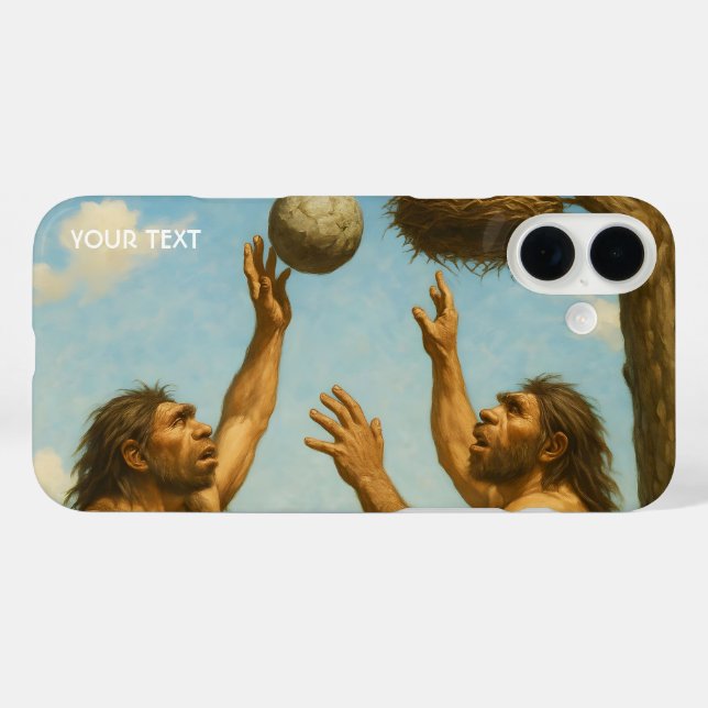 Fantasy Cute Basketball Prehistoric Final Case-Mate iPhone Case (Back (Horizontal))