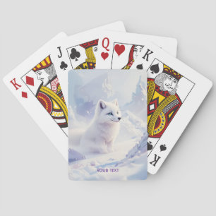 Fantasy Cute Big Elephant Savanna Playing Cards