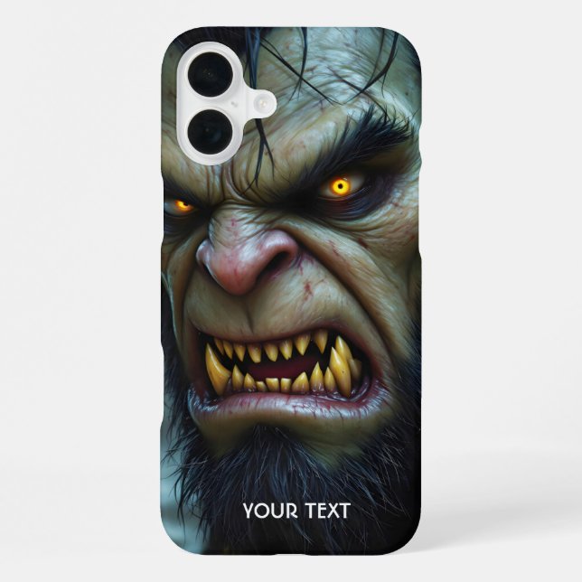 Fantasy Cute Big Strong Warrior iPhone Case (Back)
