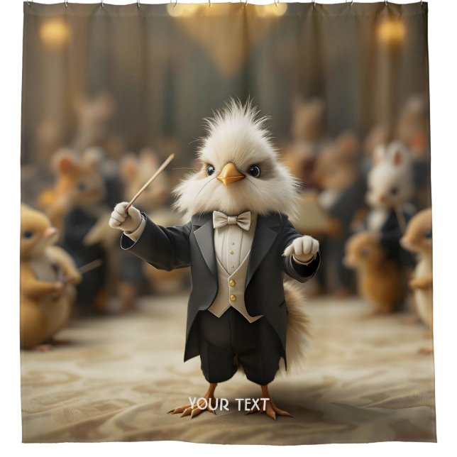 Fantasy Cute Bird Conducts Orchestra (Front)