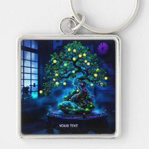 Fantasy Cute Bonsai Tree Lights Keychain