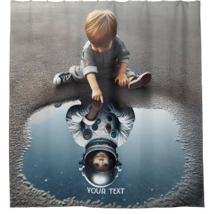 Fantasy Cute Boy Astronaut Reflection