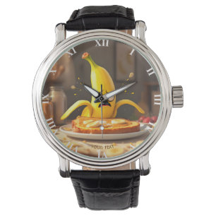 Fantasy Cute Butter Banana Toast Watch