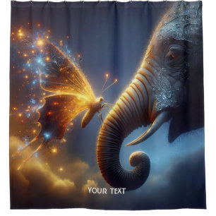 Fantasy Cute Butterfly Baby Elephant