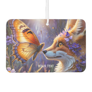 Fantasy Cute Butterfly Fox Flowers Air Freshener