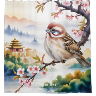 Fantasy Cute Chinese Bird Blossom