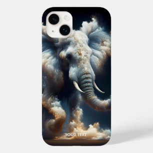 Fantasy Cute Clouds Elephant Smoke Case-Mate iPhone 14 Plus Case