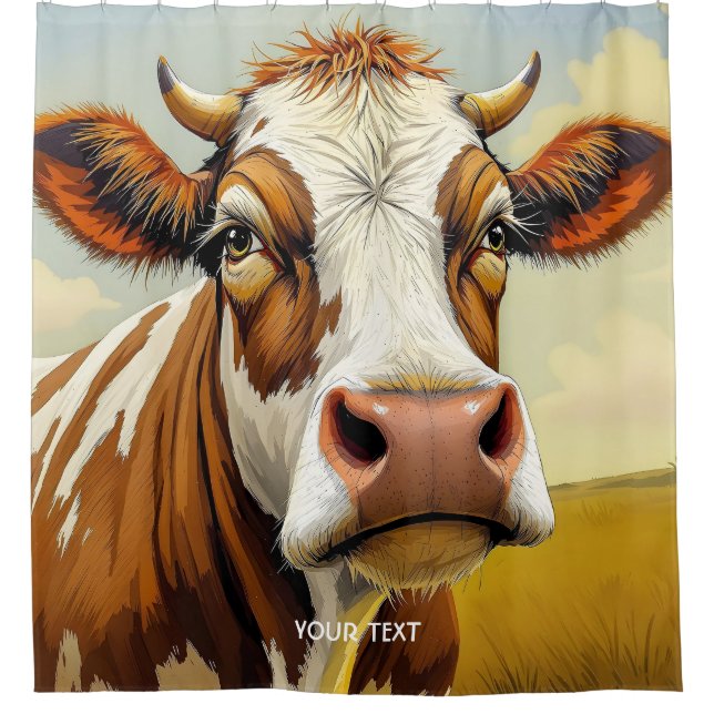 Fantasy Cute Cow Field Clouds (Front)