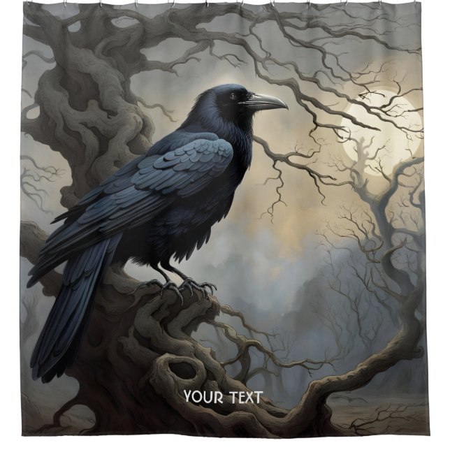 Fantasy Cute Crow Tree Darkness (Front)