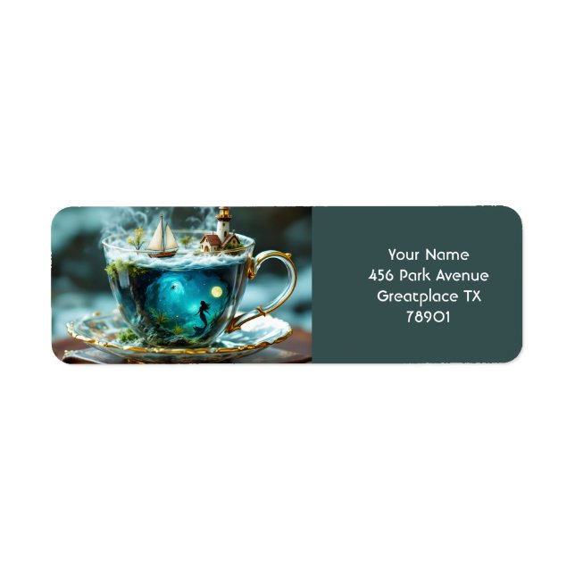 Fantasy Cute Cup Ocean Boat (Front)