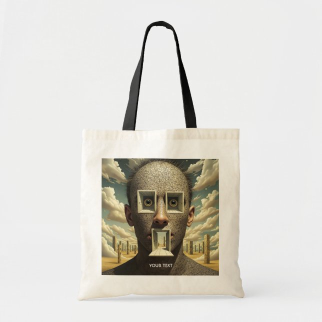 Fantasy Cute Door Windows Man Tote Bag (Front)
