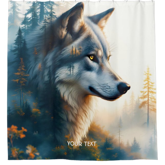 Fantasy Cute Double Exposition Wolf (Front)