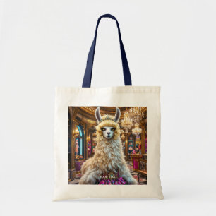 Fantasy Cute Drama Llama Queen Tote Bag
