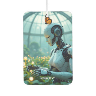 Fantasy Cute Female Robot Garden Air Freshener