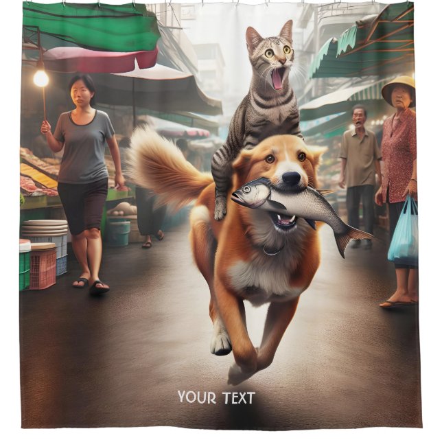 Fantasy Cute Fish Dog Cat (Front)