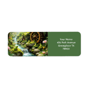 Fantasy Cute Frog River Forest