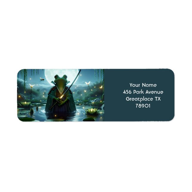 Fantasy Cute Frog Samurai Katana (Front)