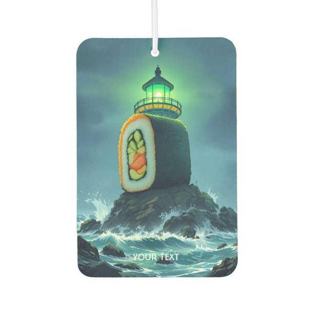 Fantasy Cute Giant Sushi Lighthouse Air Freshener (Front)