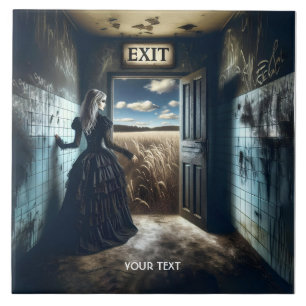 Fantasy Cute Girl Exit Corridor Tile