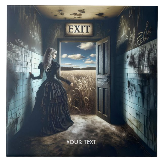 Fantasy Cute Girl Exit Corridor Tile (Front)