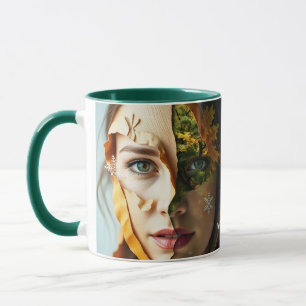 Fantasy Cute Girl Tree Landscape Mug