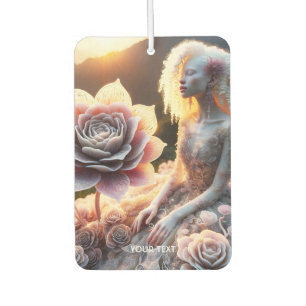 Fantasy Cute Girl White Flower Air Freshener