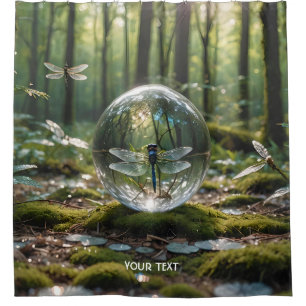 Fantasy Cute Glass Sphere Dragonfly