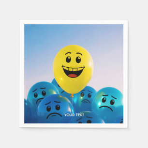 Fantasy Cute Happy And Sad Napkin