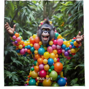 Fantasy Cute Happy Colourful Monkey