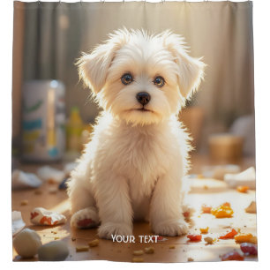 Fantasy Cute Happy Maltese Puppy
