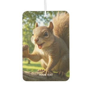 Fantasy Cute Happy Squirrel Forest Air Freshener