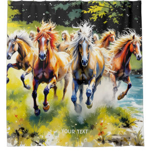 Fantasy Cute Herd Wild Horses