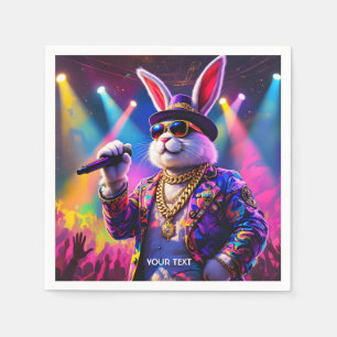 Fantasy Cute Hip Hop Artist Napkin
