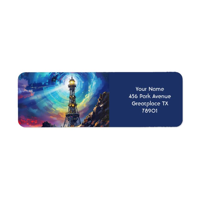 Fantasy Cute Iron Lighthouse Cliff (Front)