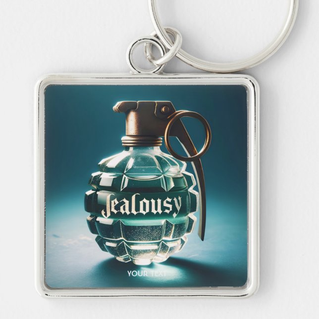 Fantasy Cute Jealousy Bottle Potion Keychain (Front)