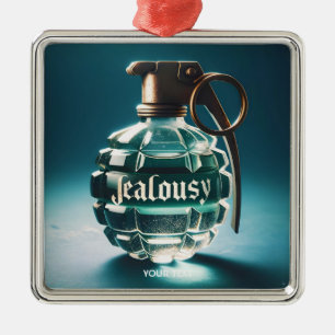 Fantasy Cute Jealousy Bottle Potion Metal Ornament