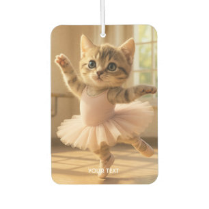 Fantasy Cute Kitten Small Ballerina Air Freshener