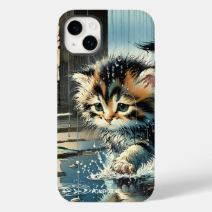 Fantasy Cute Kitten Under Rain Case-Mate iPhone 14 Plus Case