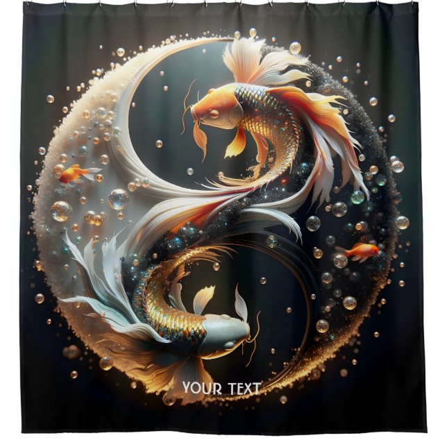 Fantasy Cute Koi Yin Yang (Front)