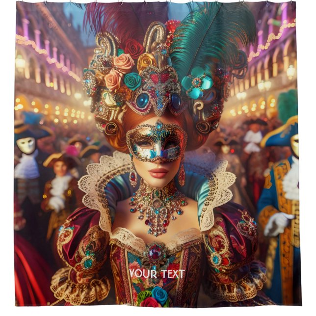 Fantasy Cute Lady Mask Venice (Front)
