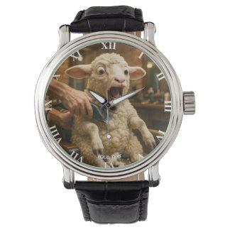 Fantasy Cute Lamb Scared Shaving Watch