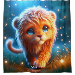 Fantasy Cute Lion Cub Stars