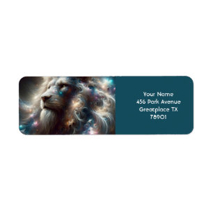 Fantasy Cute Lion Space Stars