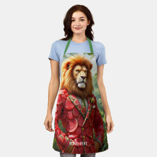 Fantasy Cute Lion Watermelon Suit Apron