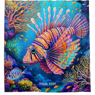Fantasy Cute Lionfish Coral Reef