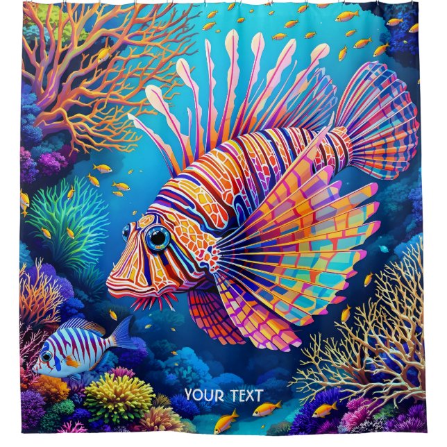 Fantasy Cute Lionfish Coral Reef (Front)