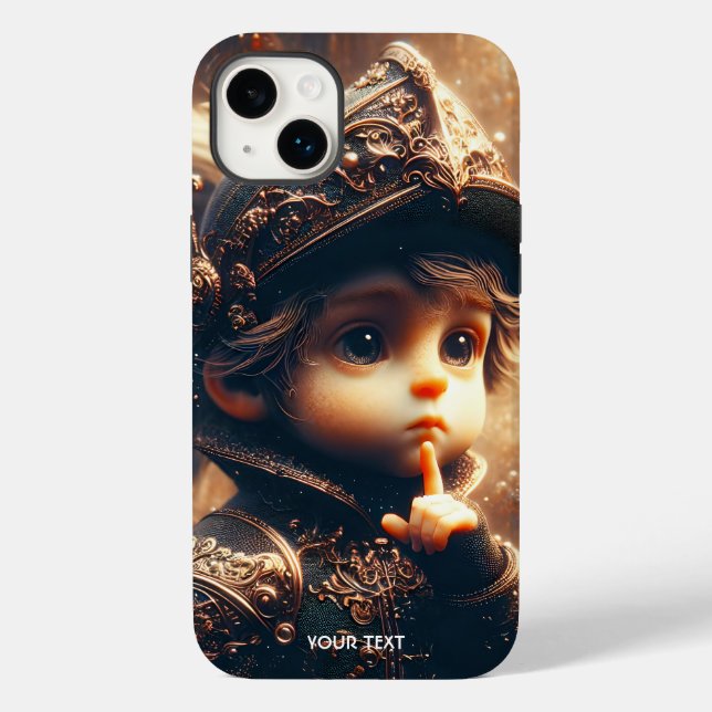 Fantasy Cute Little Quiet Knight Case-Mate iPhone Case (Back)