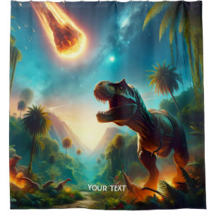 Fantasy Cute Meteor Scared T-Rex